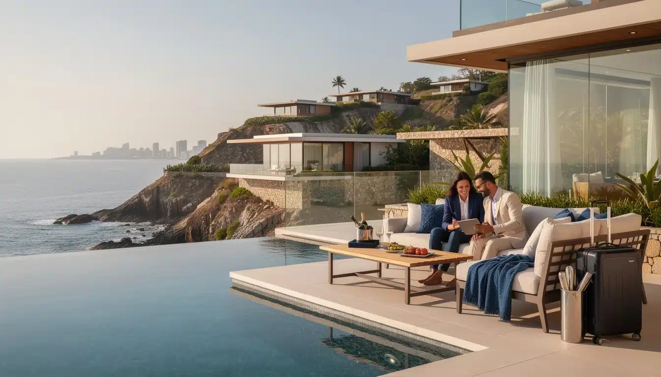 A summary infographic highlighting best practices for curated global villas affluent traveler preferences