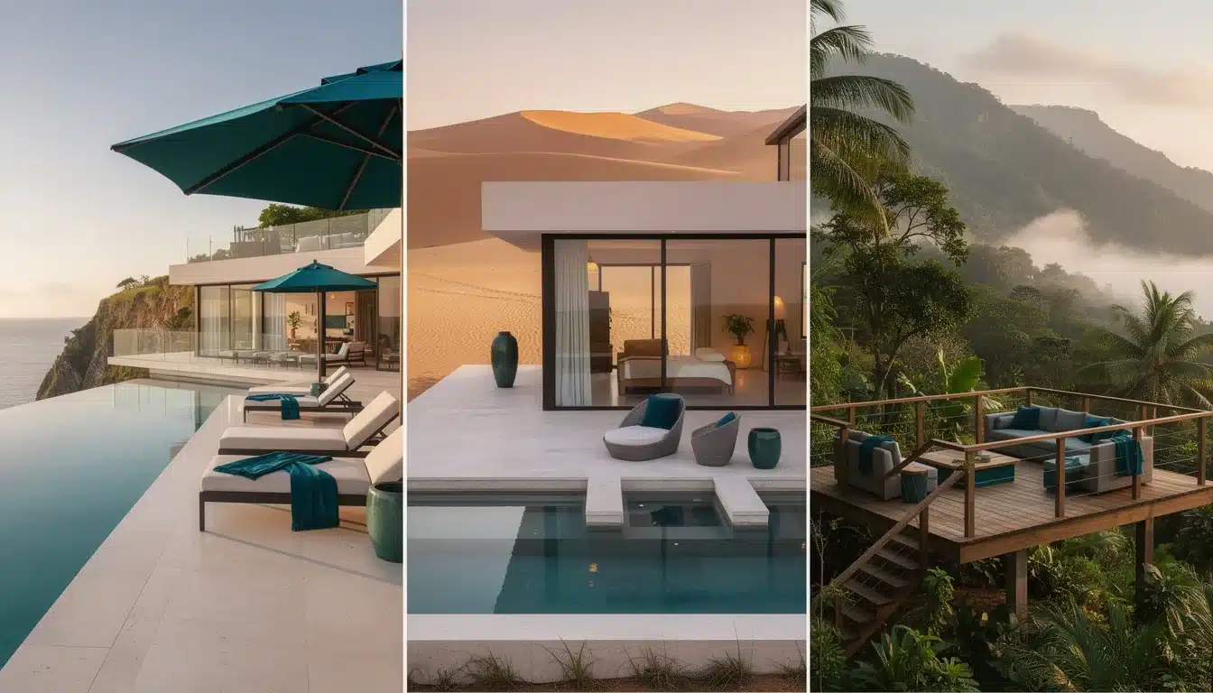 A step-by-step visual process guide demonstrating how emerging luxury vacation home destinations 2026 works