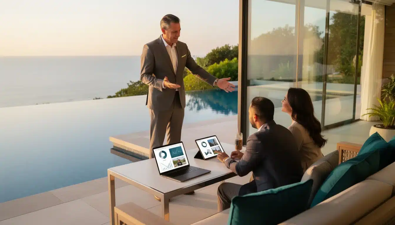 A summary infographic highlighting best practices for luxury vacation homes with high appreciation