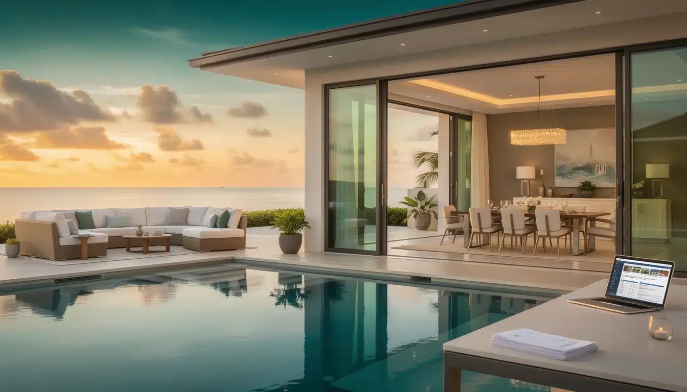 A summary infographic highlighting best practices for maximizing rental income from luxury vacation properties